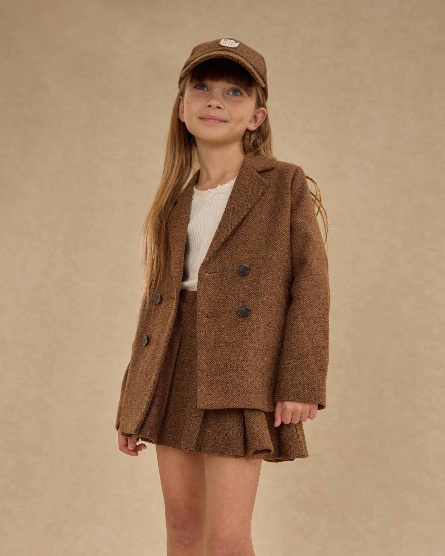 Rustic Double Breasted Blazer