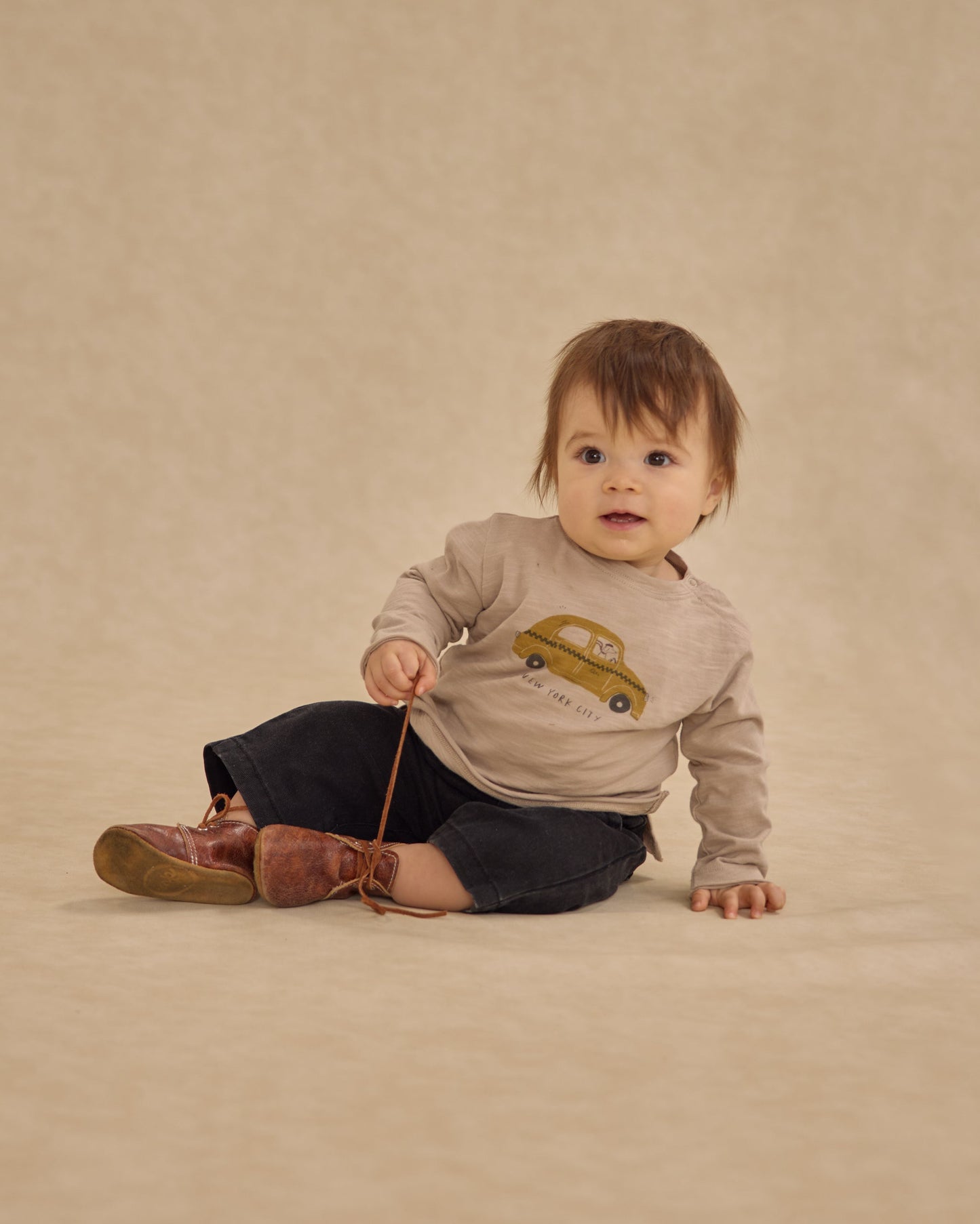 Taxi Raw Edge LS Tee