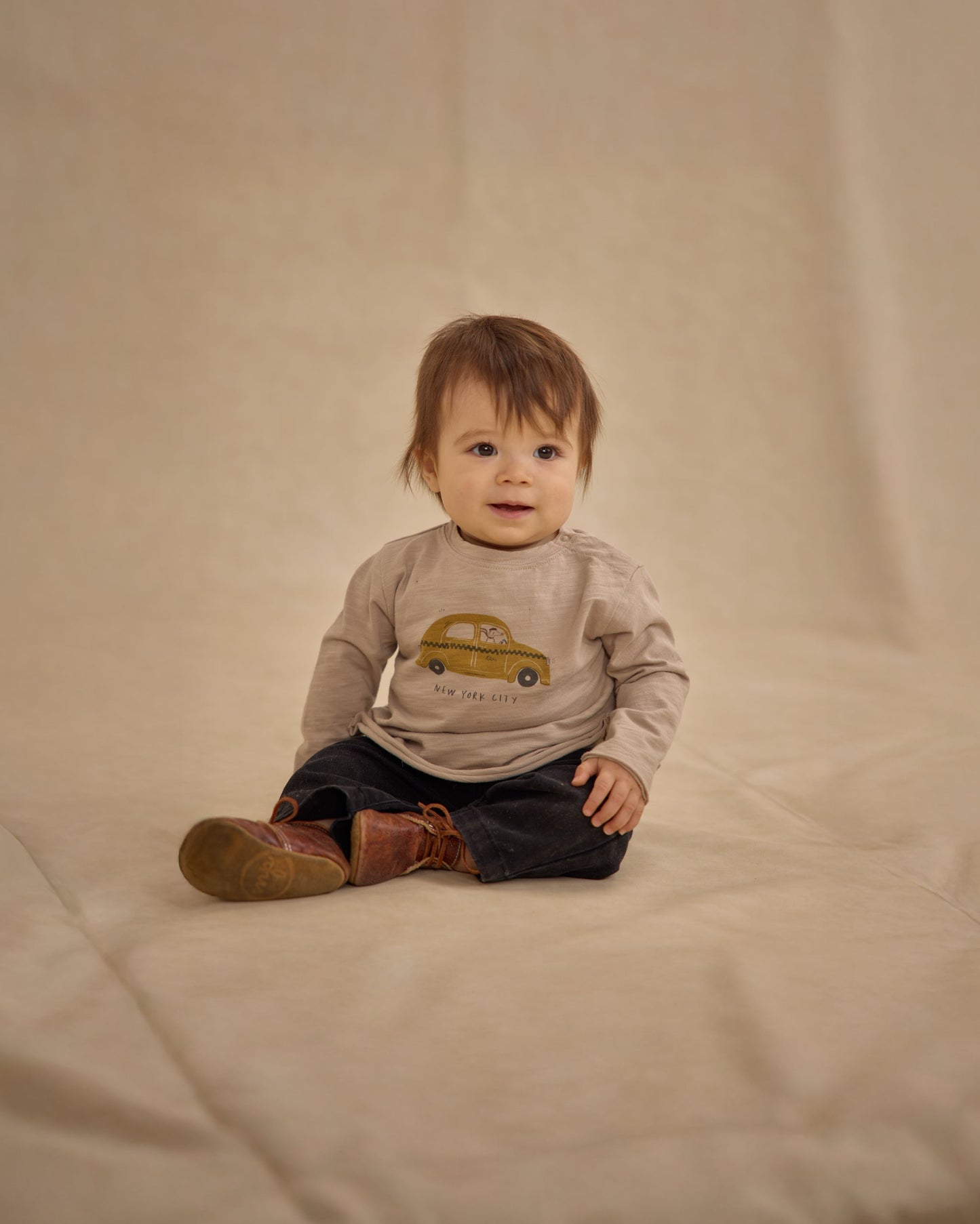 Taxi Raw Edge LS Tee