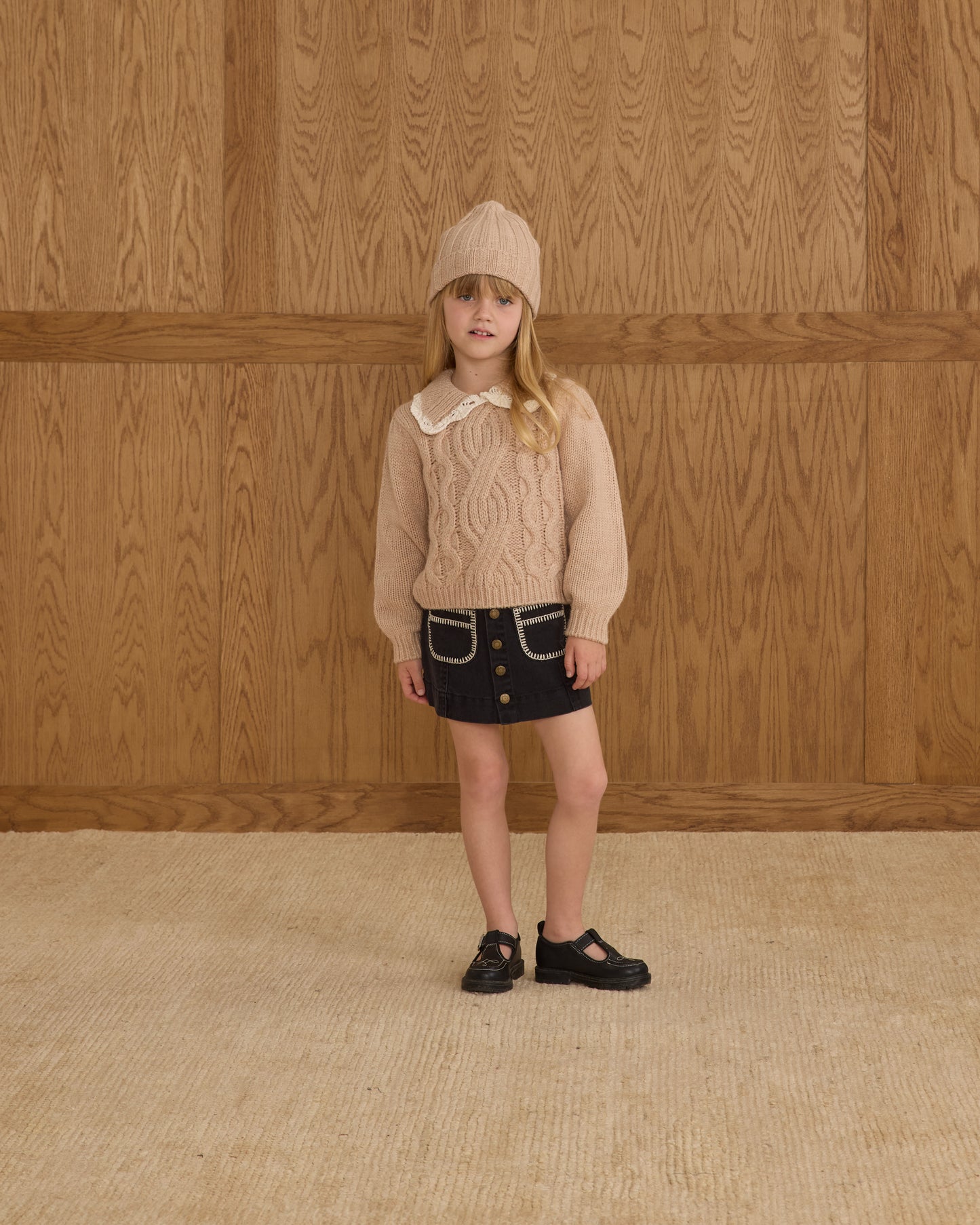 Black Denver Mini Skirt
