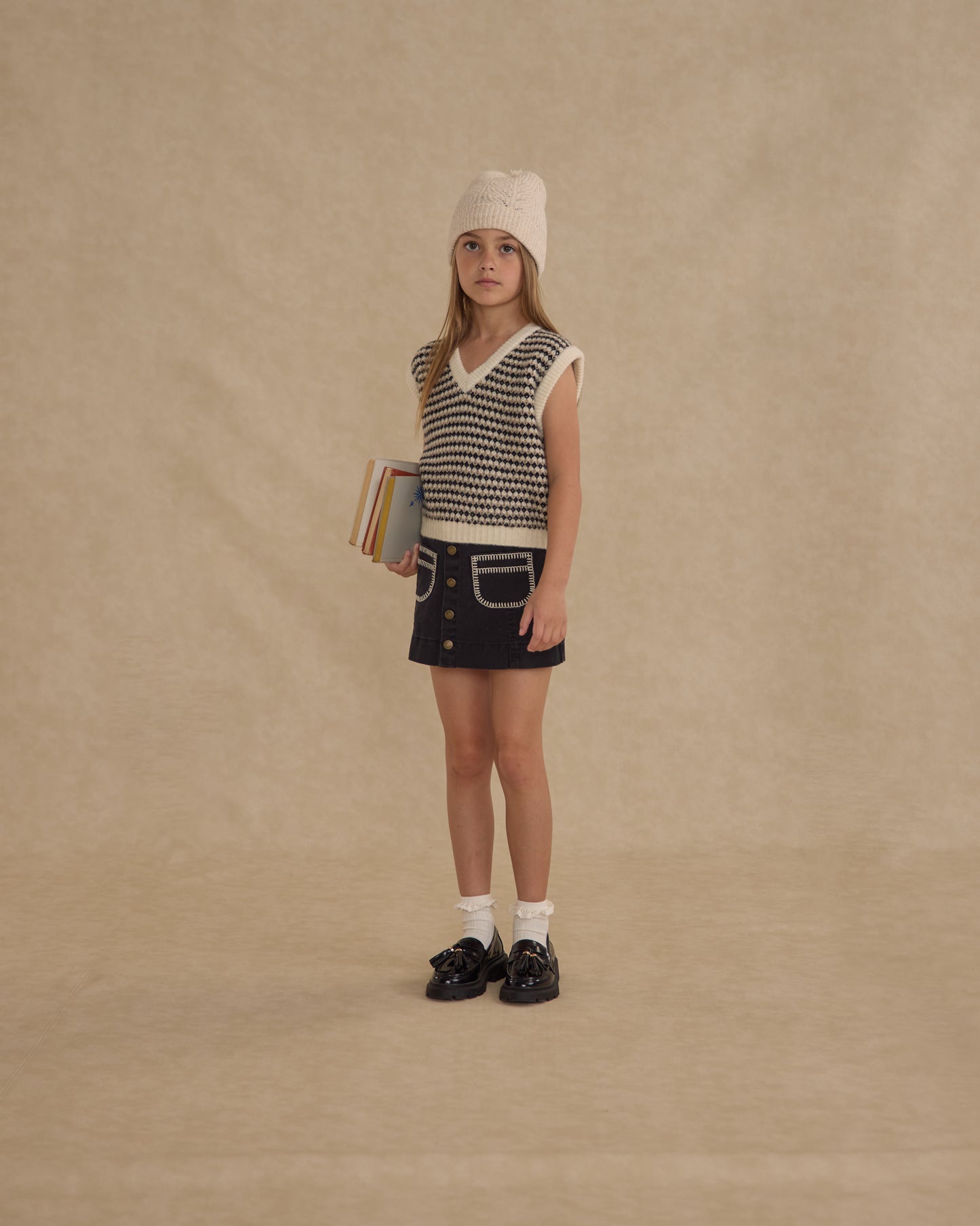 Black Denver Mini Skirt