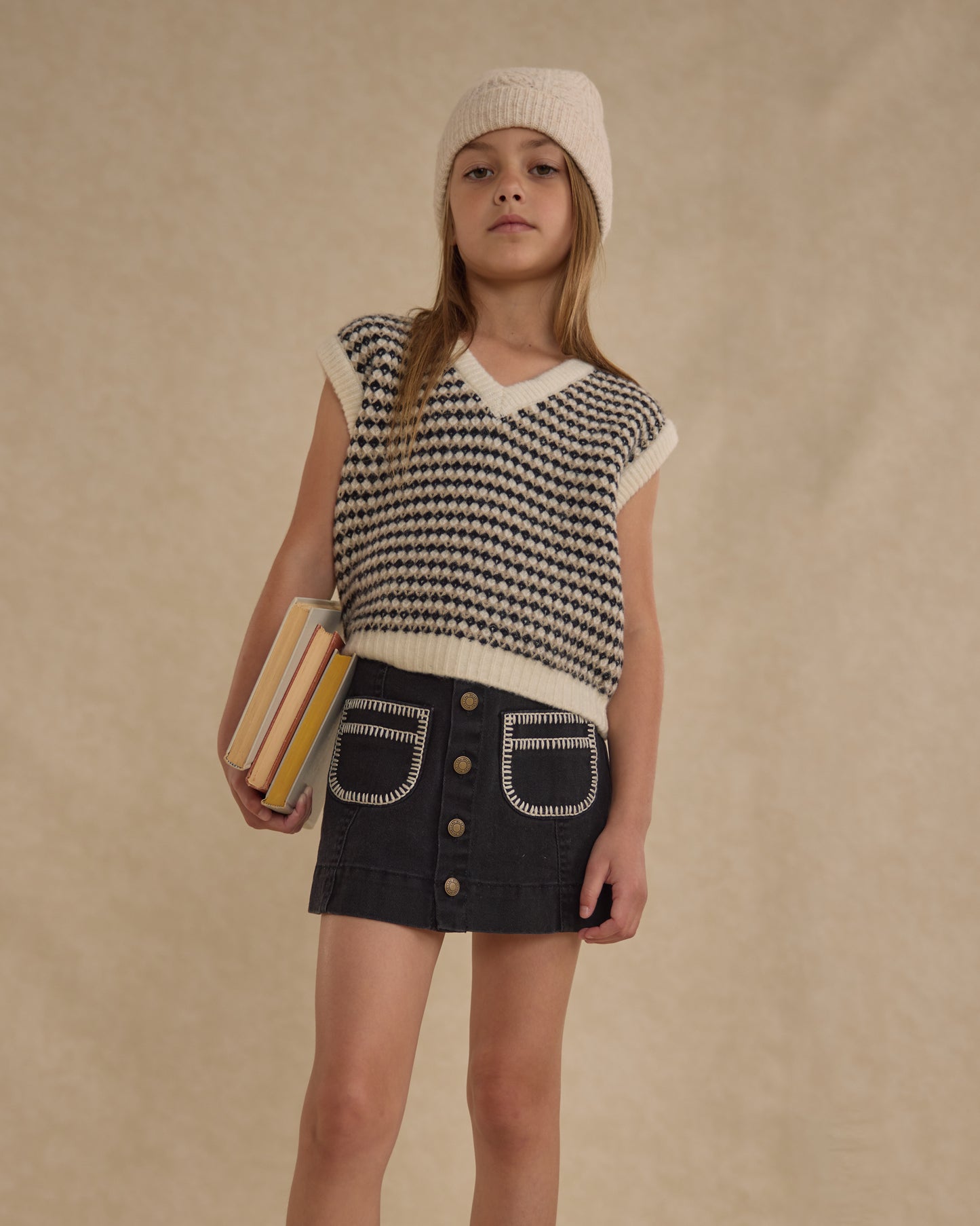 Black Denver Mini Skirt