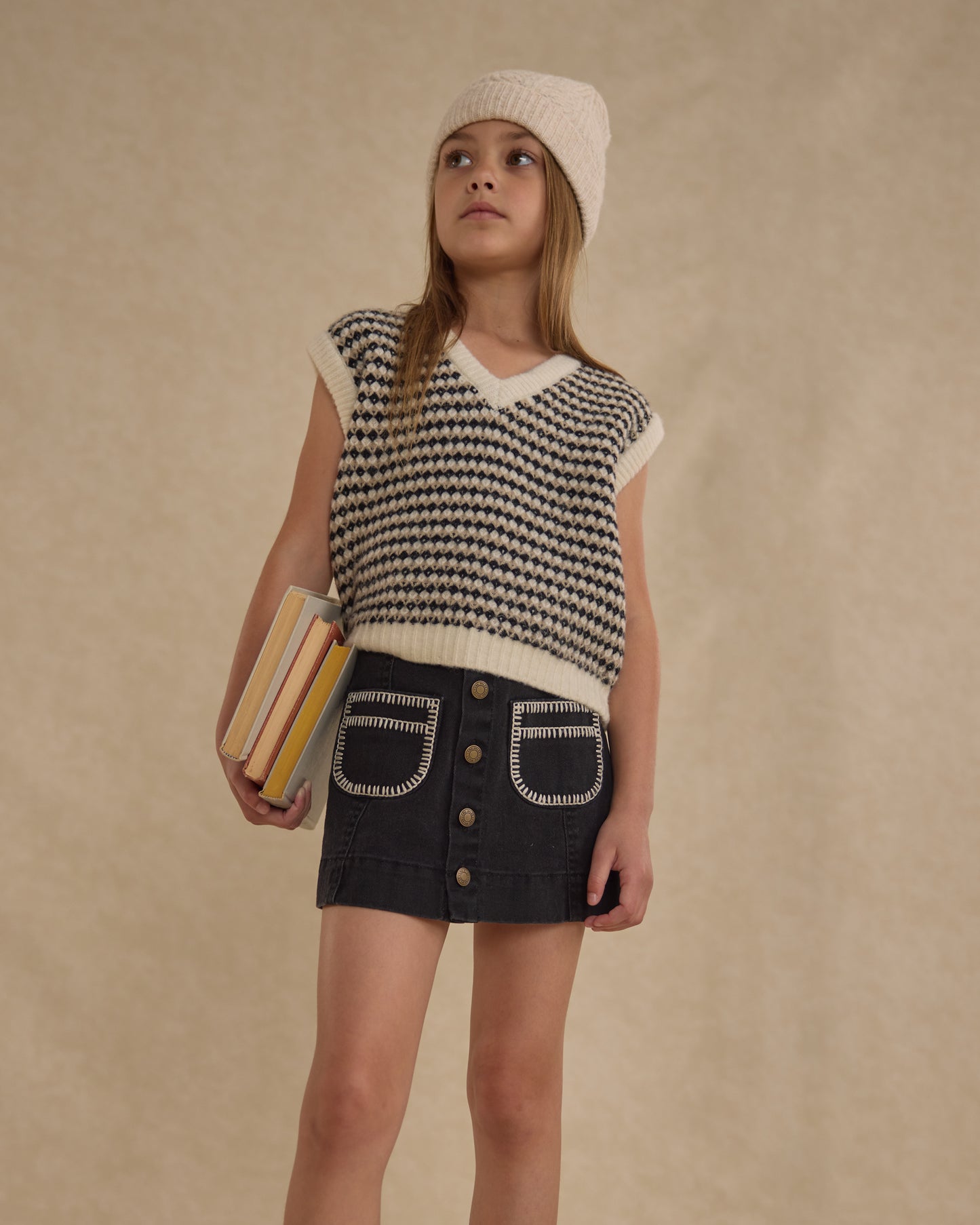 Black Denver Mini Skirt