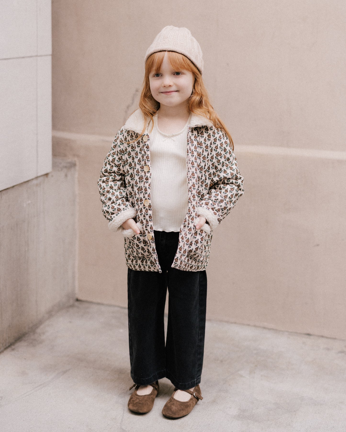 Harvest Floral Quilted Coat