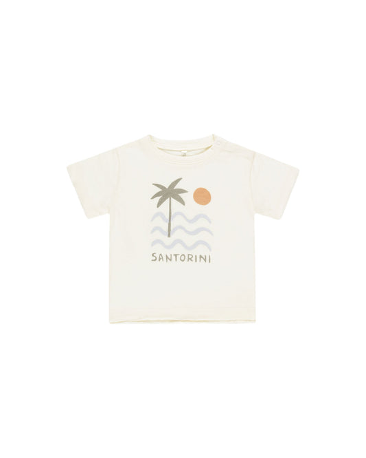 Raw Edge Santorini Tee
