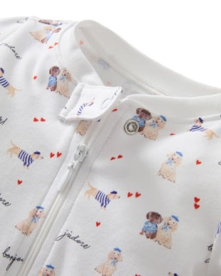 Baby Pima Le Woof Romper