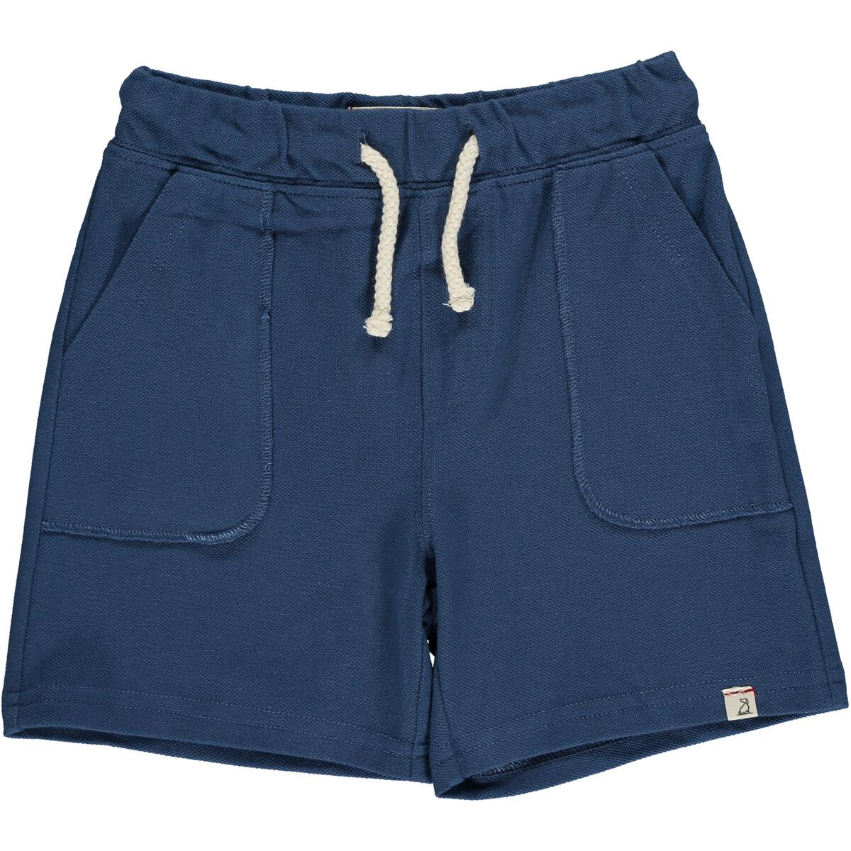 Navy Timothy Pique Shorts