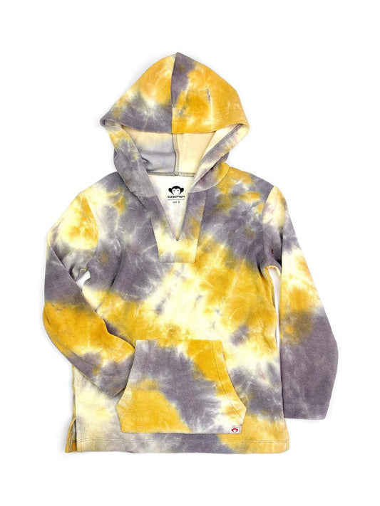 Goldenrod Tie Dye Baja Pullover