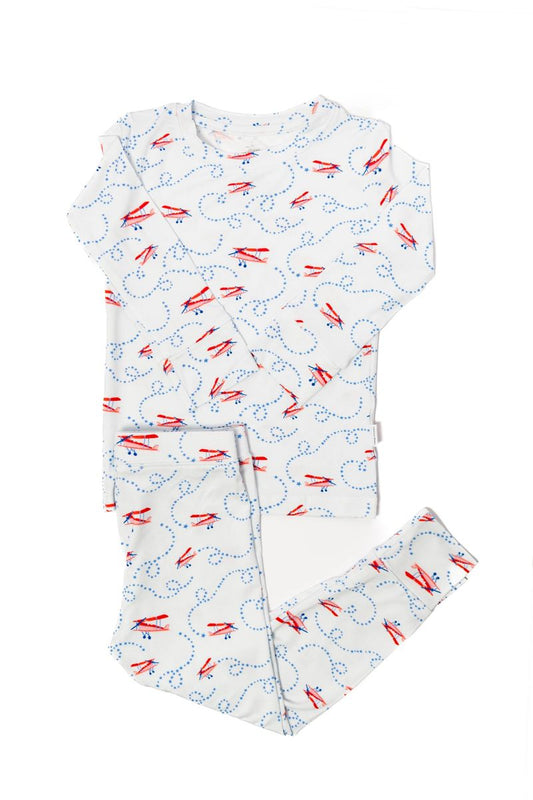 Airplane 2 Piece Pajama Set