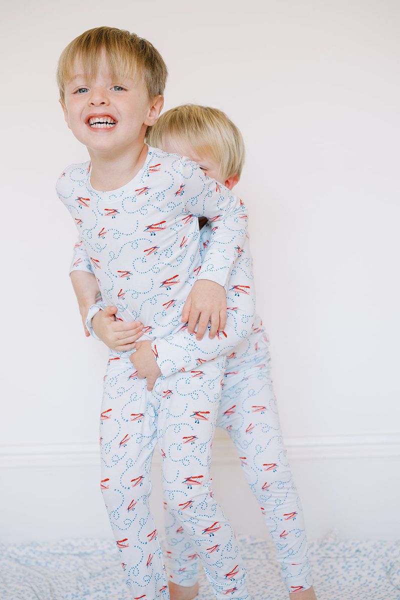 Airplane 2 Piece Pajama Set