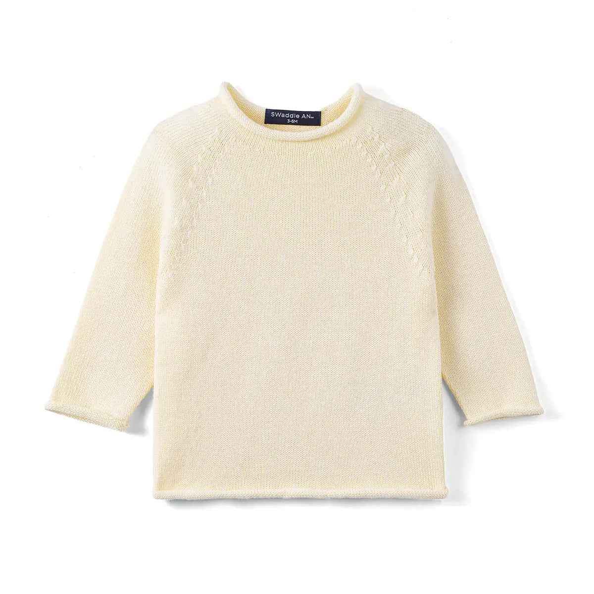 Cotton Rollneck Sweater In Various Colors