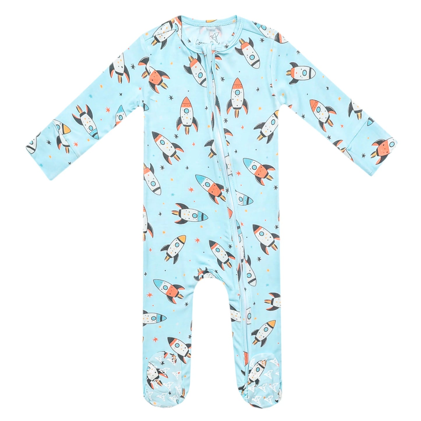 Rocketeer Zip-Up Footie