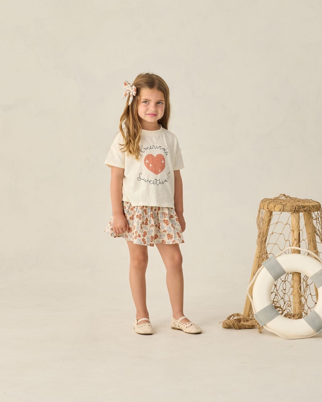 Americana Floral Sparrow Skirt