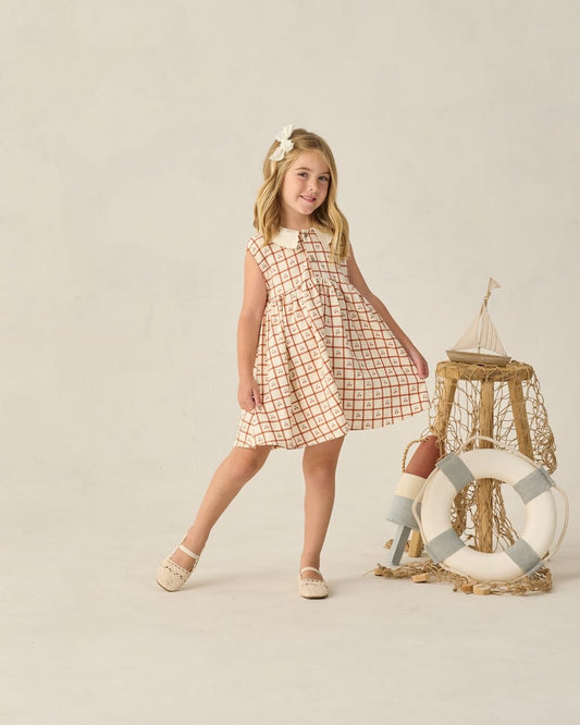 Cherry Check Babydoll Dress