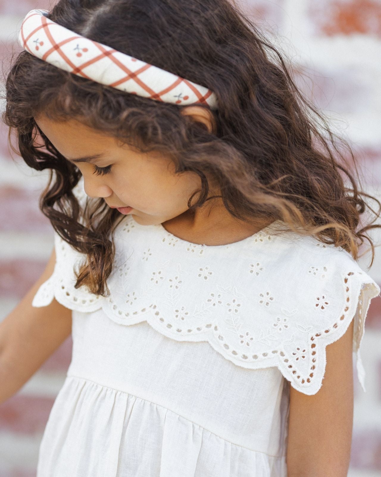 Cherry Check Padded Headband