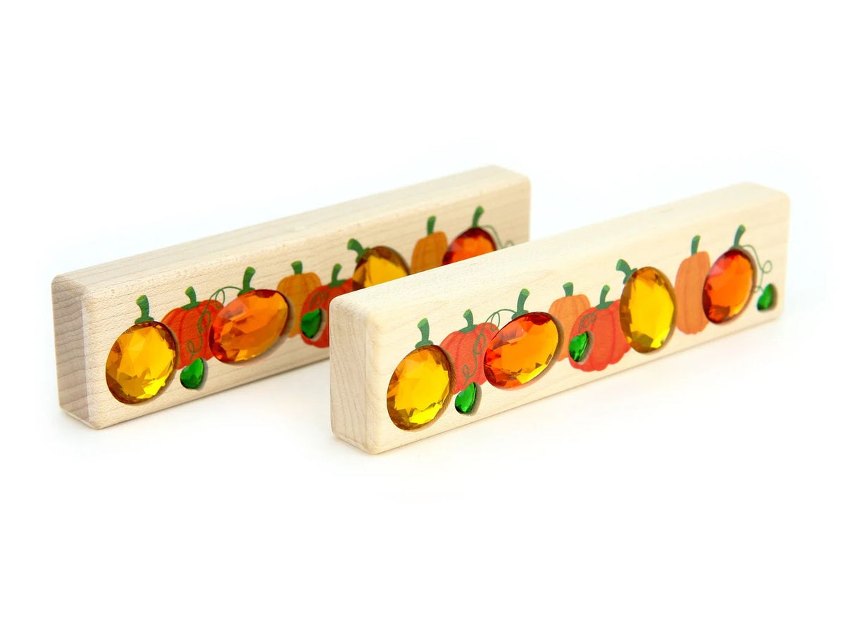 LIMITED!  Pumpkin Patch 2 Pc Gem Set