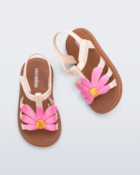 Brown/Pink Hip Bloomy Sandal