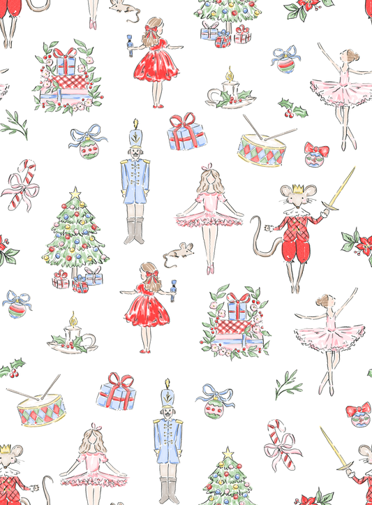 Nutcracker Ballet Romper with 2-Way Zipper