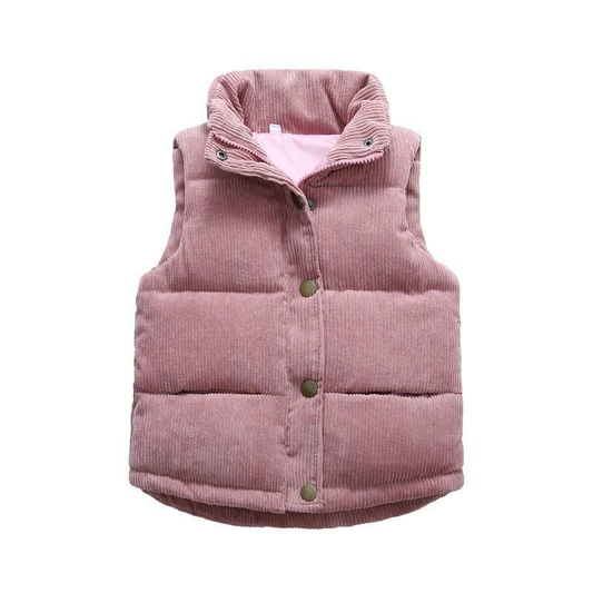 Pink Corduroy Vest