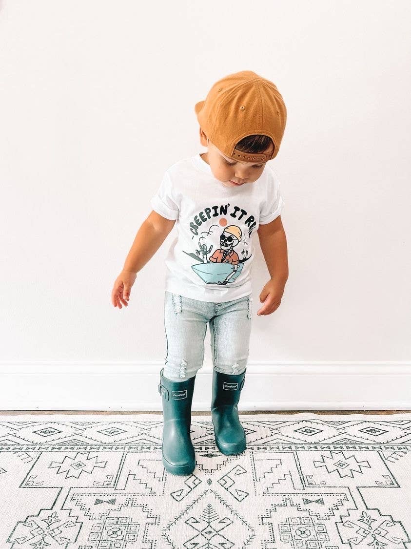 Northern Lights - Blue Rain Boots