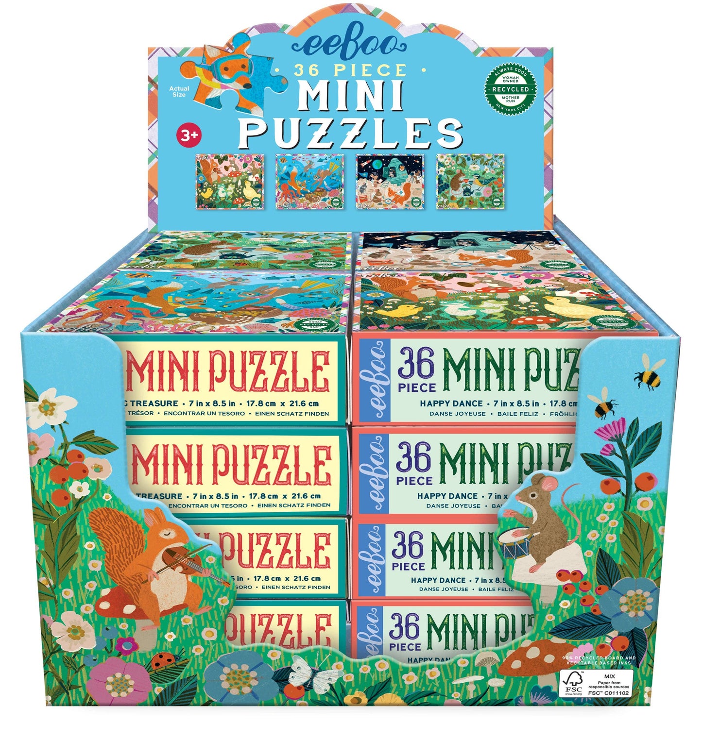 Mini 36 Piece Puzzle Assortment