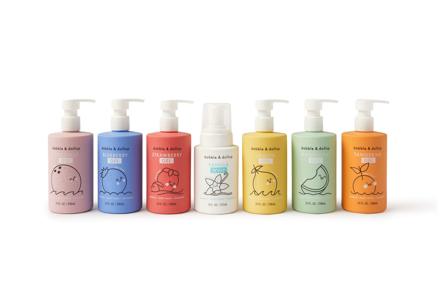 Rainbow of Bubbles Ultimate Bathtime Set