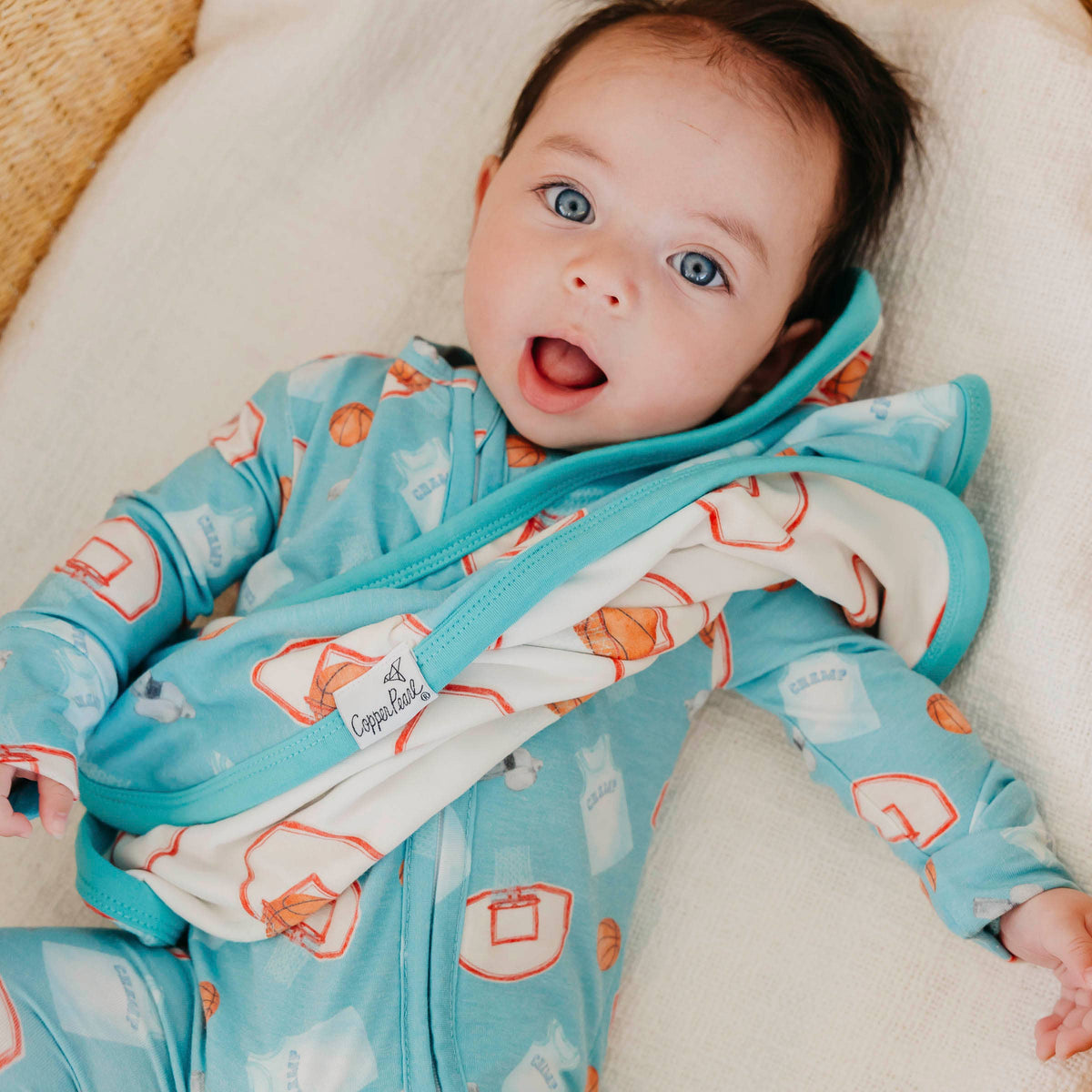 Slam Dunk 3-Layer Security Blanket Set