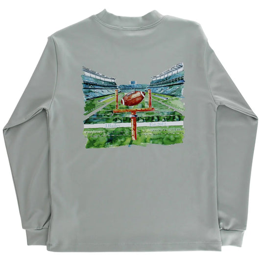 Football on Sage Performance Tee