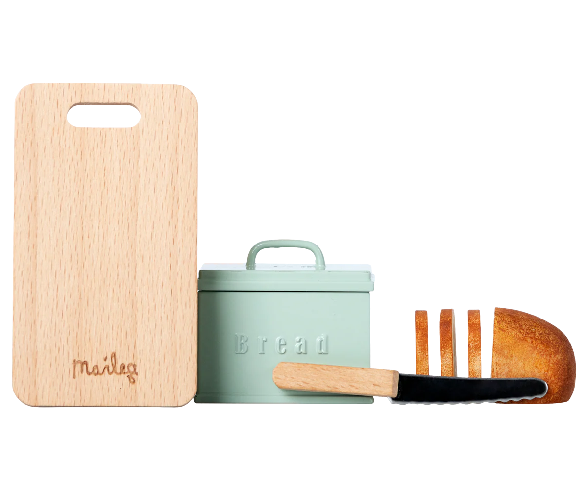 Bread Box with Utensils
