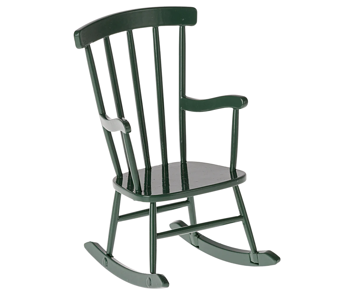 Mouse Rocking Chair, Dark Green