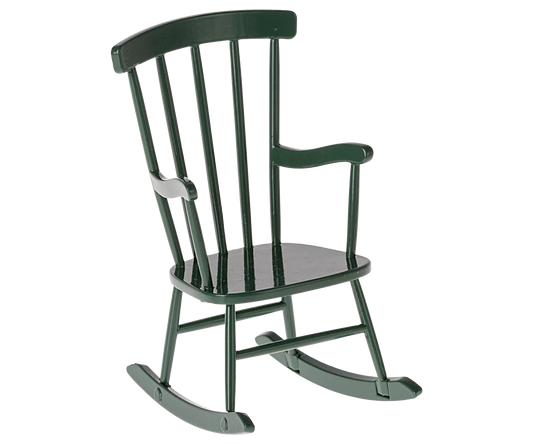 Mouse Rocking Chair, Dark Green