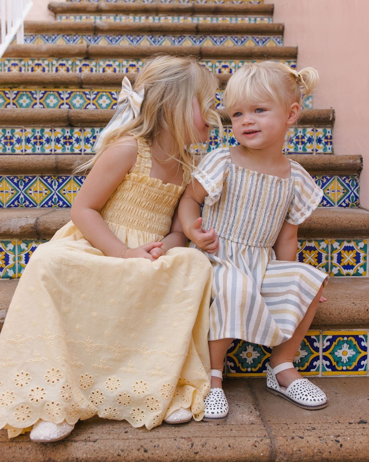 Valencia Stripe Lindsay Dress