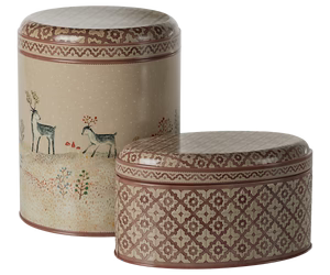 Winter Wonderland Metal Boxes