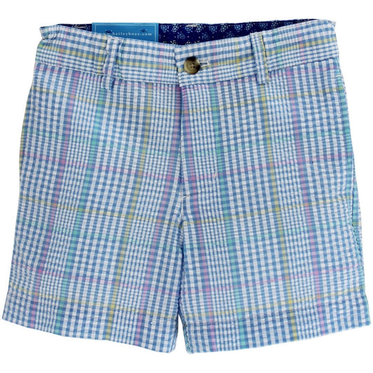 River Plaid Seersucker Shorts