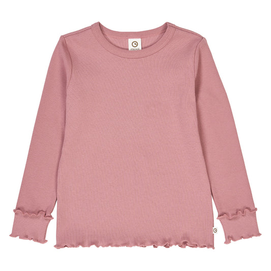 Cozy Me Deco LS Top, Nostalgia Rose
