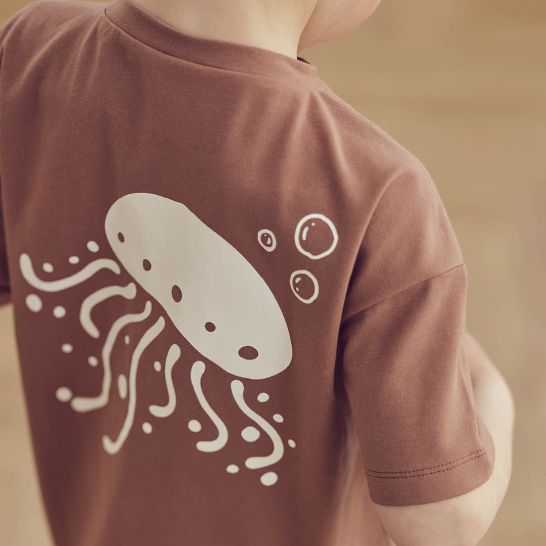 Sea Pecan Printed Tee