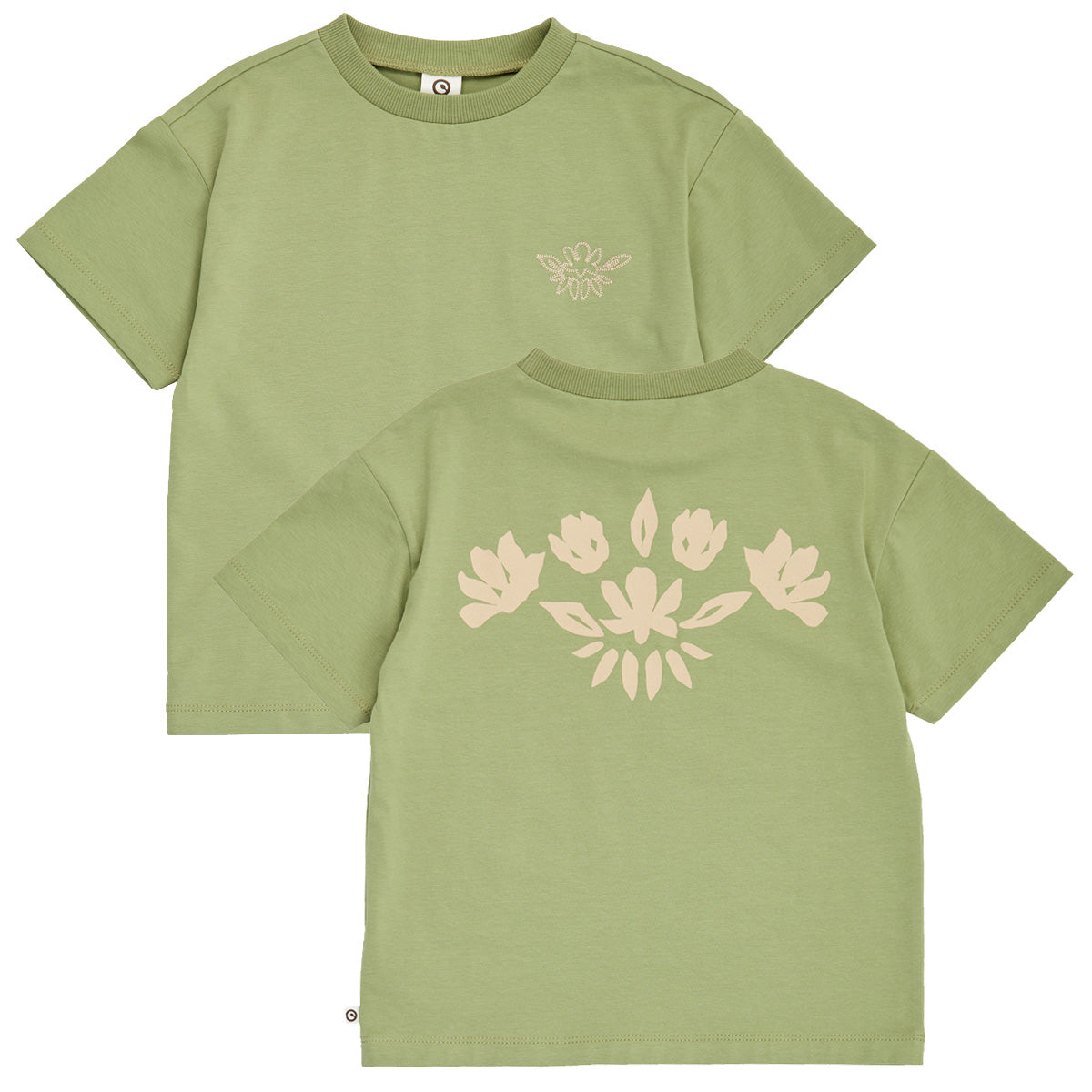 Nature's Embroidered Spring Tee