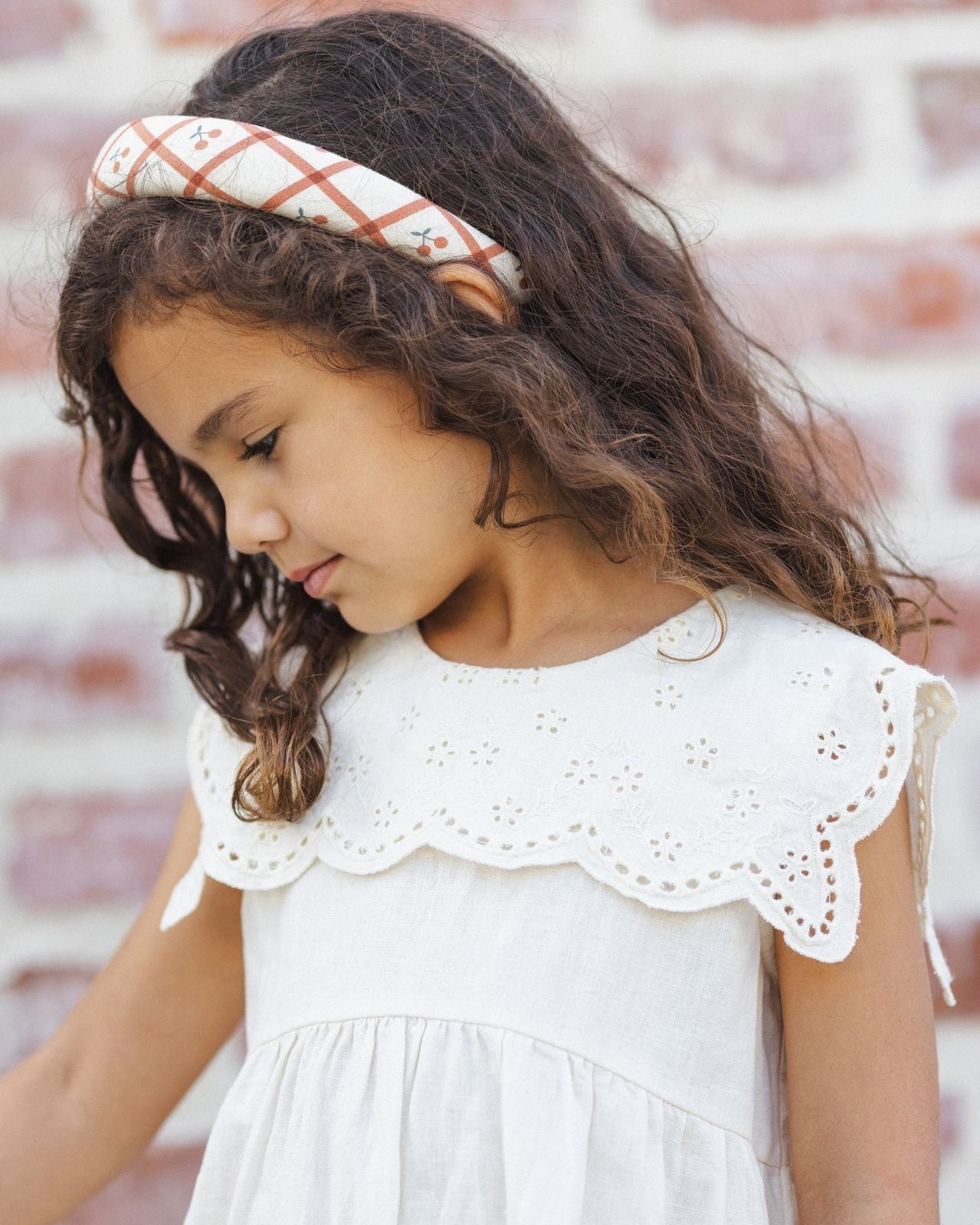 Cherry Check Padded Headband