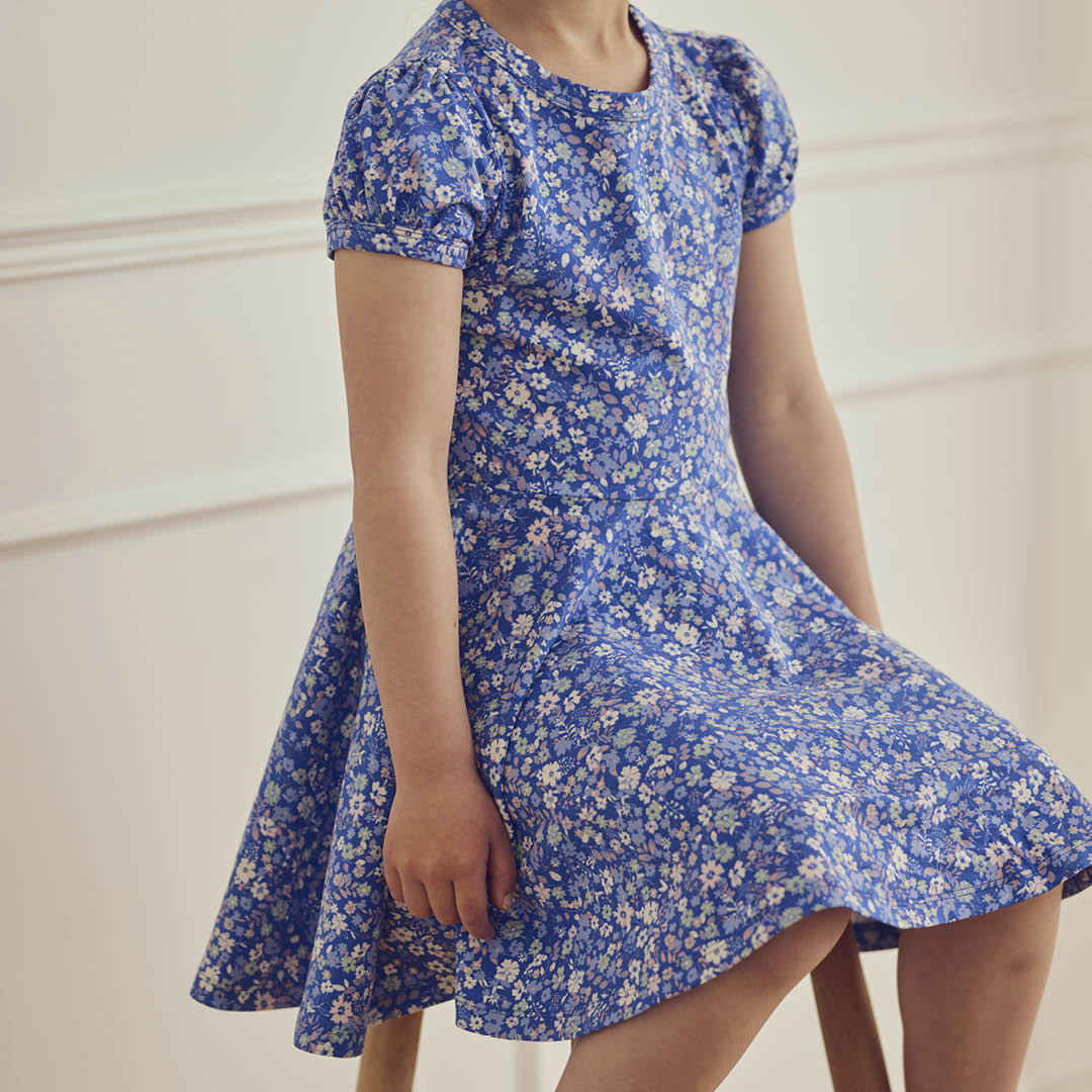 Primrose Azure Swing Dress