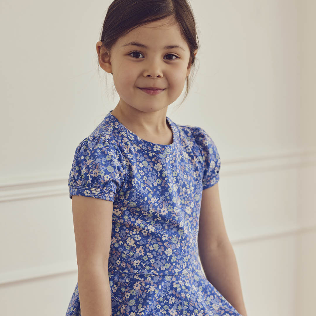 Primrose Azure Swing Dress