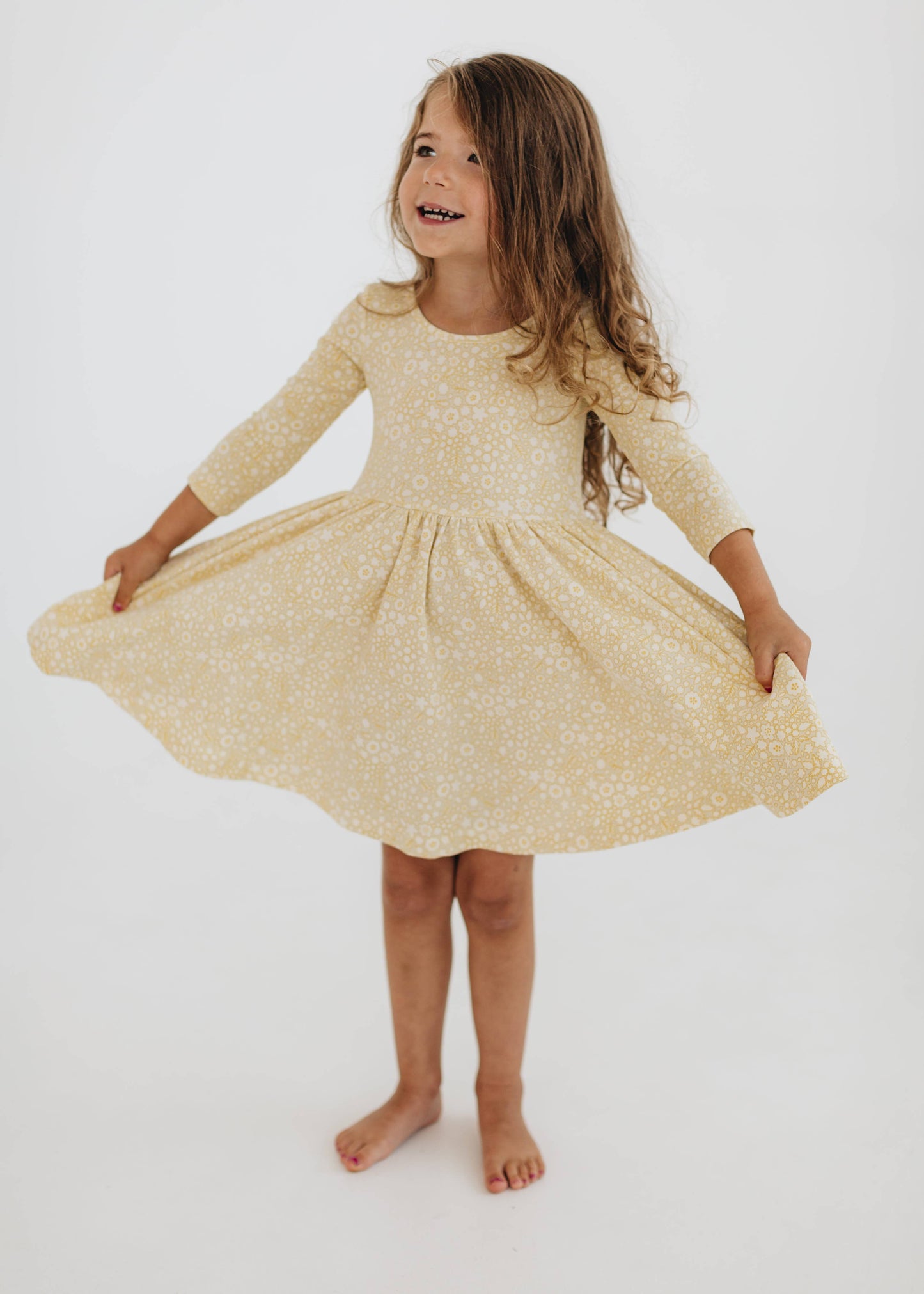 Twirl Dress in Buttercup