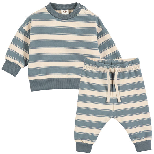Baby Stripe Sweat Set