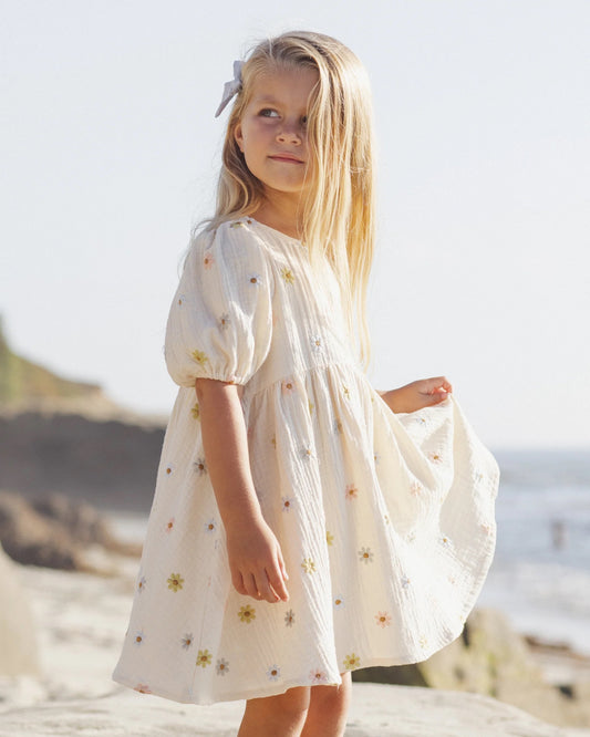 Daisies Embroidered Marley Dress