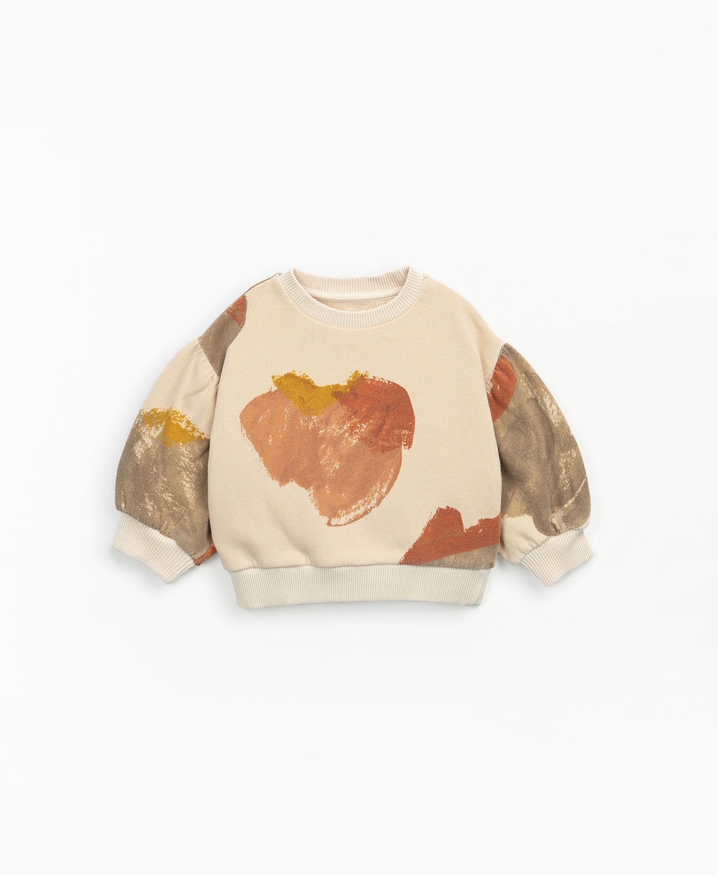 Abstract Fleece Sweater