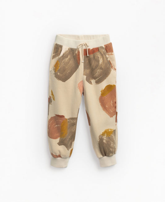 Abstract Fleece Trousers