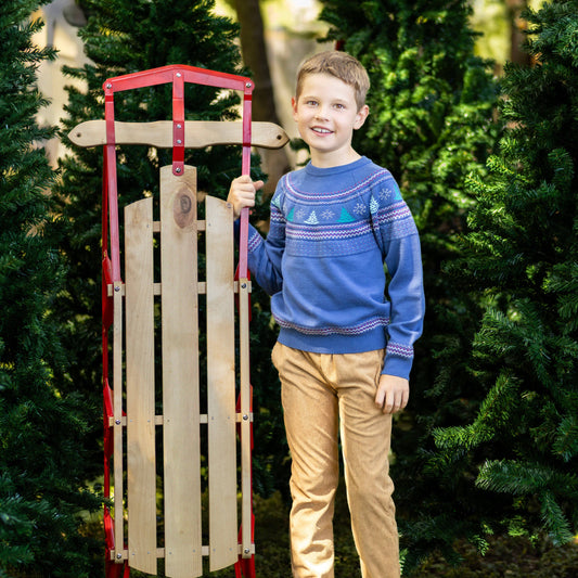 Peppermint Pines Crew Sweater