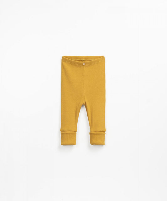 Mustard Rib Leggings