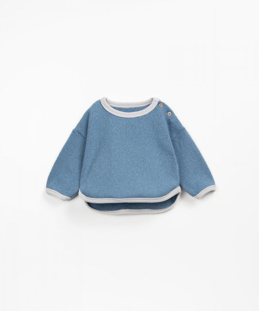 Blue Jersey Sweater