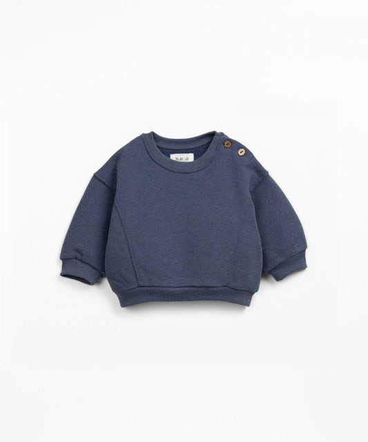 Dark Blue Fleece Top