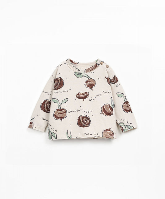 Beetroot Print LS Top (9M-24M)